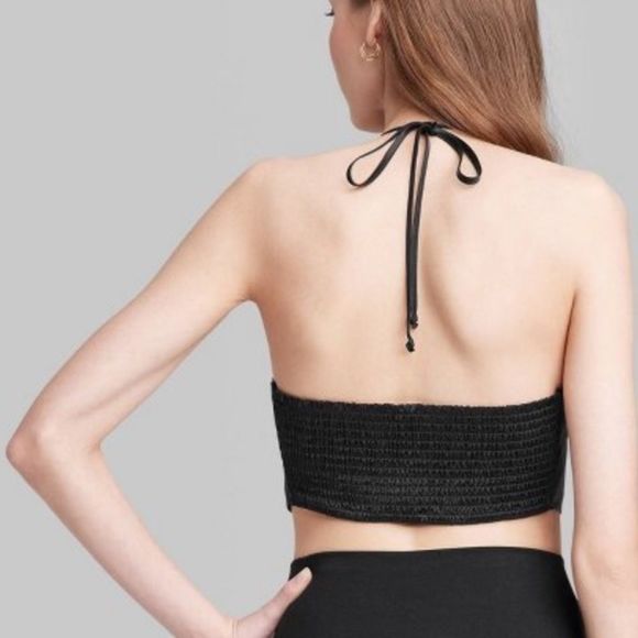 Womens satin cowl neck scarf tank top size XS NWT! - Picture 3 of 9